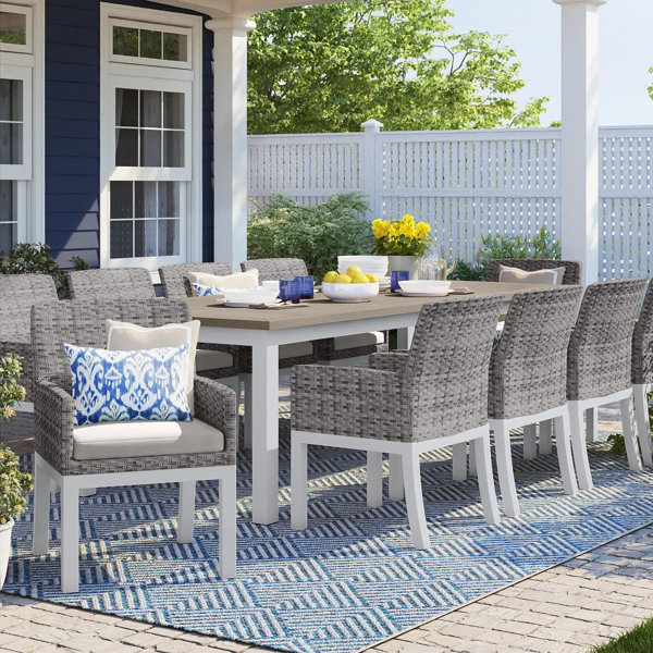 Sol 72 Outdoor??? Mckinnon 10 - Person Rectangular Outdoor Dining Set ...